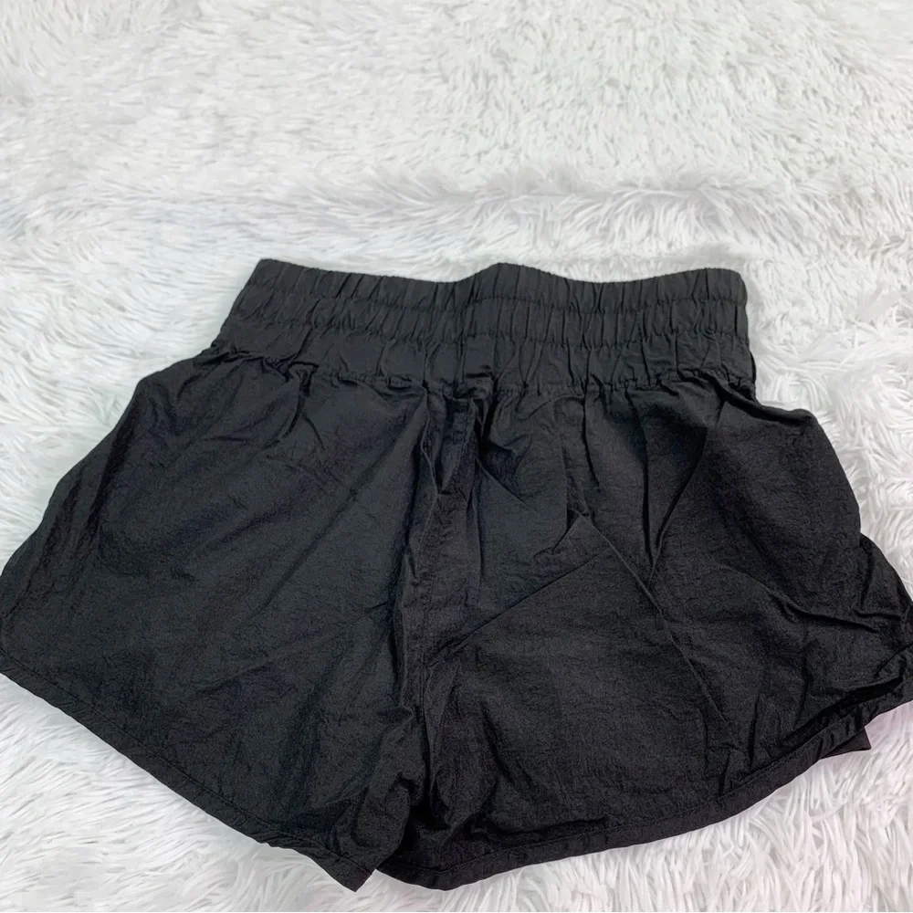 Kyoyo Black Women's High-Waisted casual athletic Shorts‎